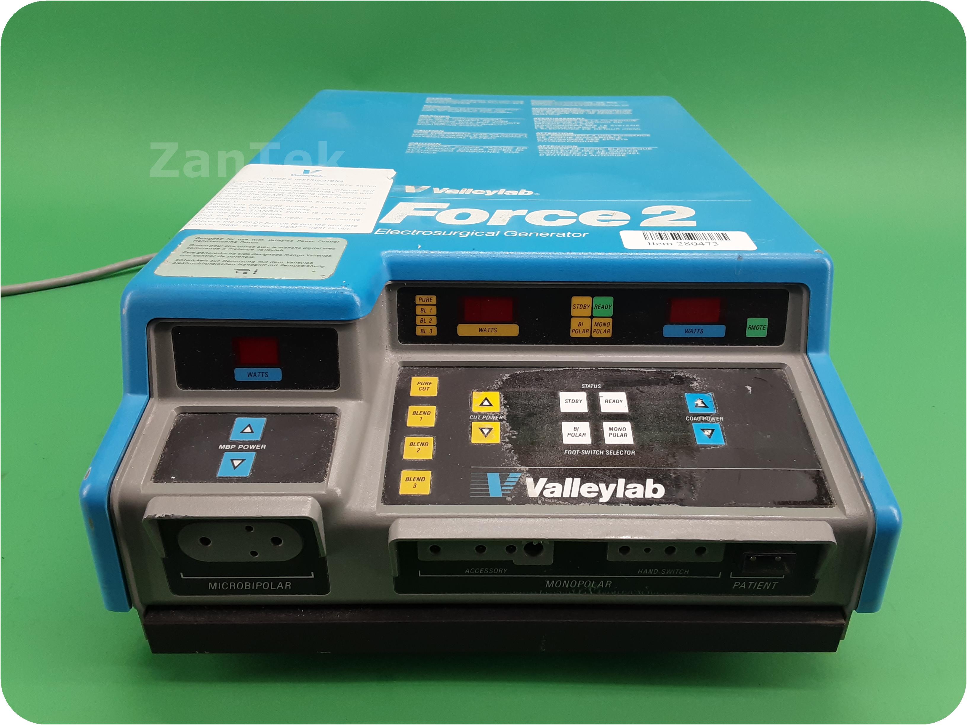 Electrocautery Valley Lab Force 2